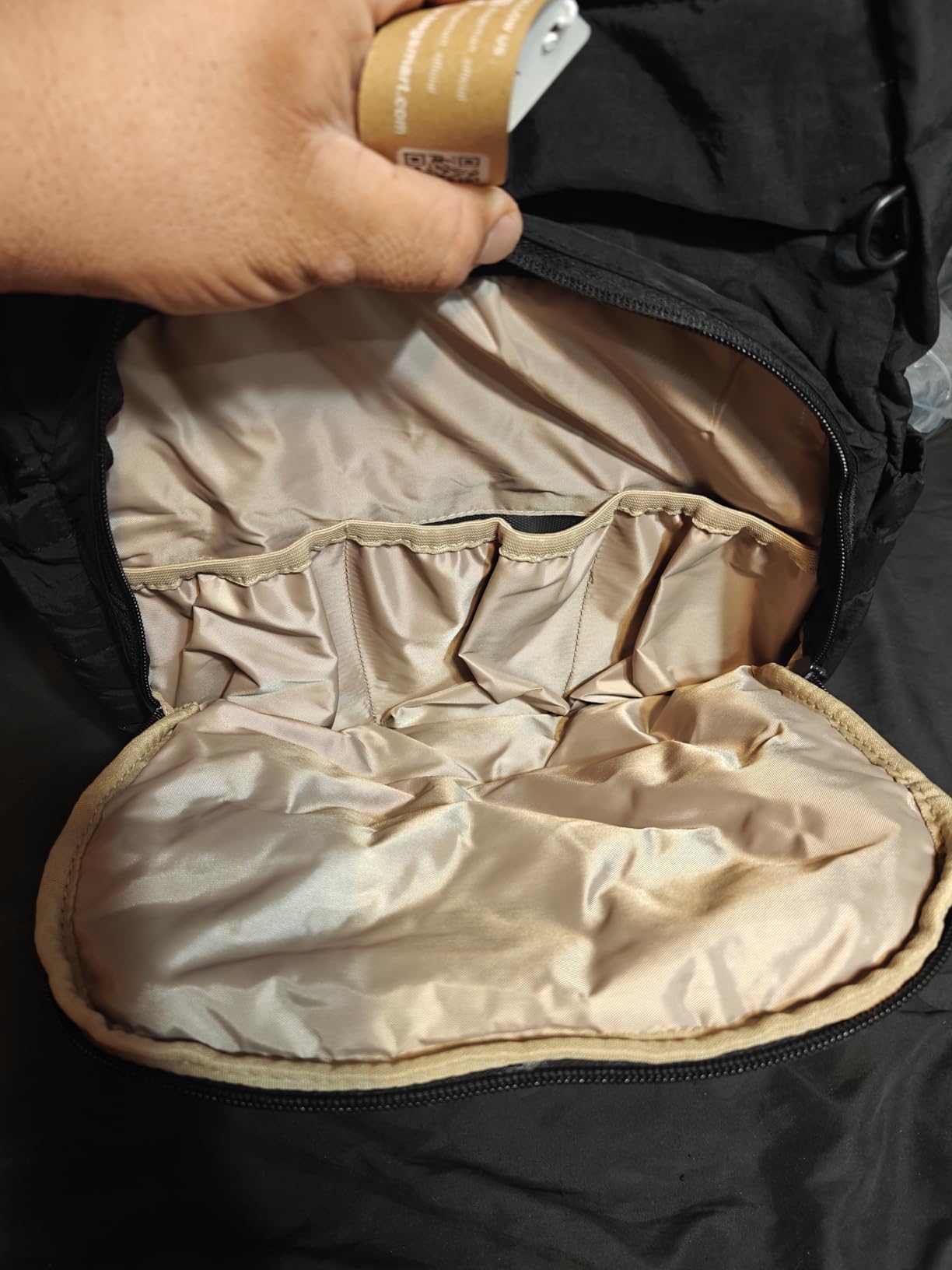 BAGSMART Baby Diaper Bag with Waterproof Pad, Camel customer photo 2