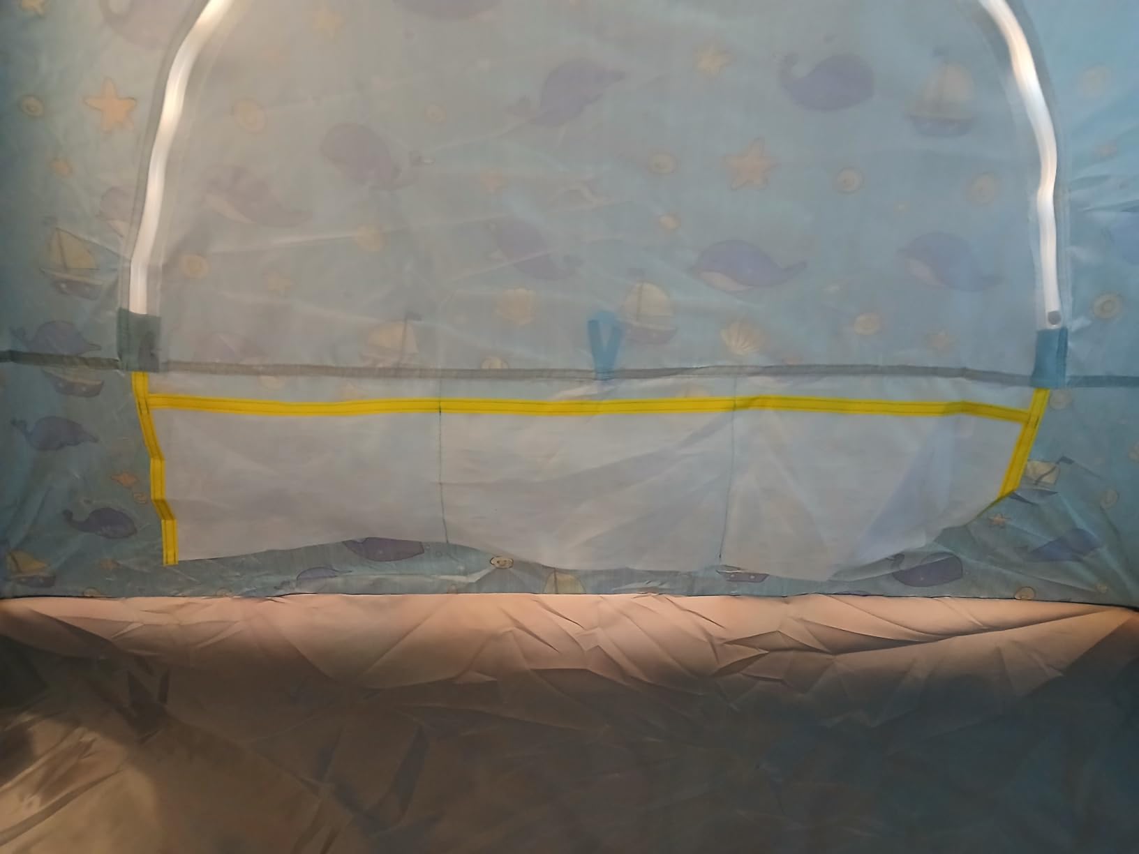 NXONE Pop-Up Baby Beach Tent, UPF 50+ Sun Shelter for Infants & Toddlers, Wind-Stable, Silver-Coated Interior customer photo 2
