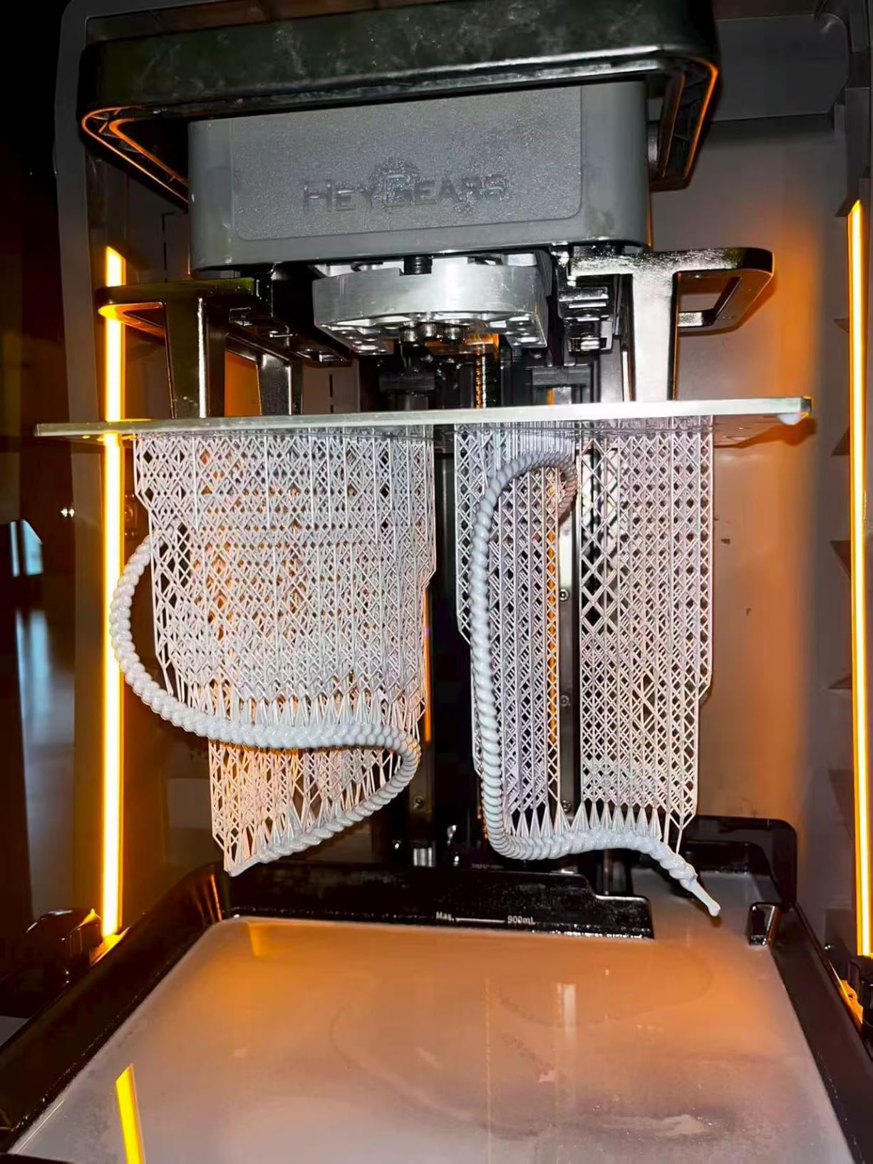 Reflex RS Turbo Resin 3D Printer with Amber Screen, High Contrast Ratio of 566:1, Delivering ±2μm High Precision and 4.5s/Layer High Speed, C5 Industrial Z-Axis and Auto Leveling customer photo 2