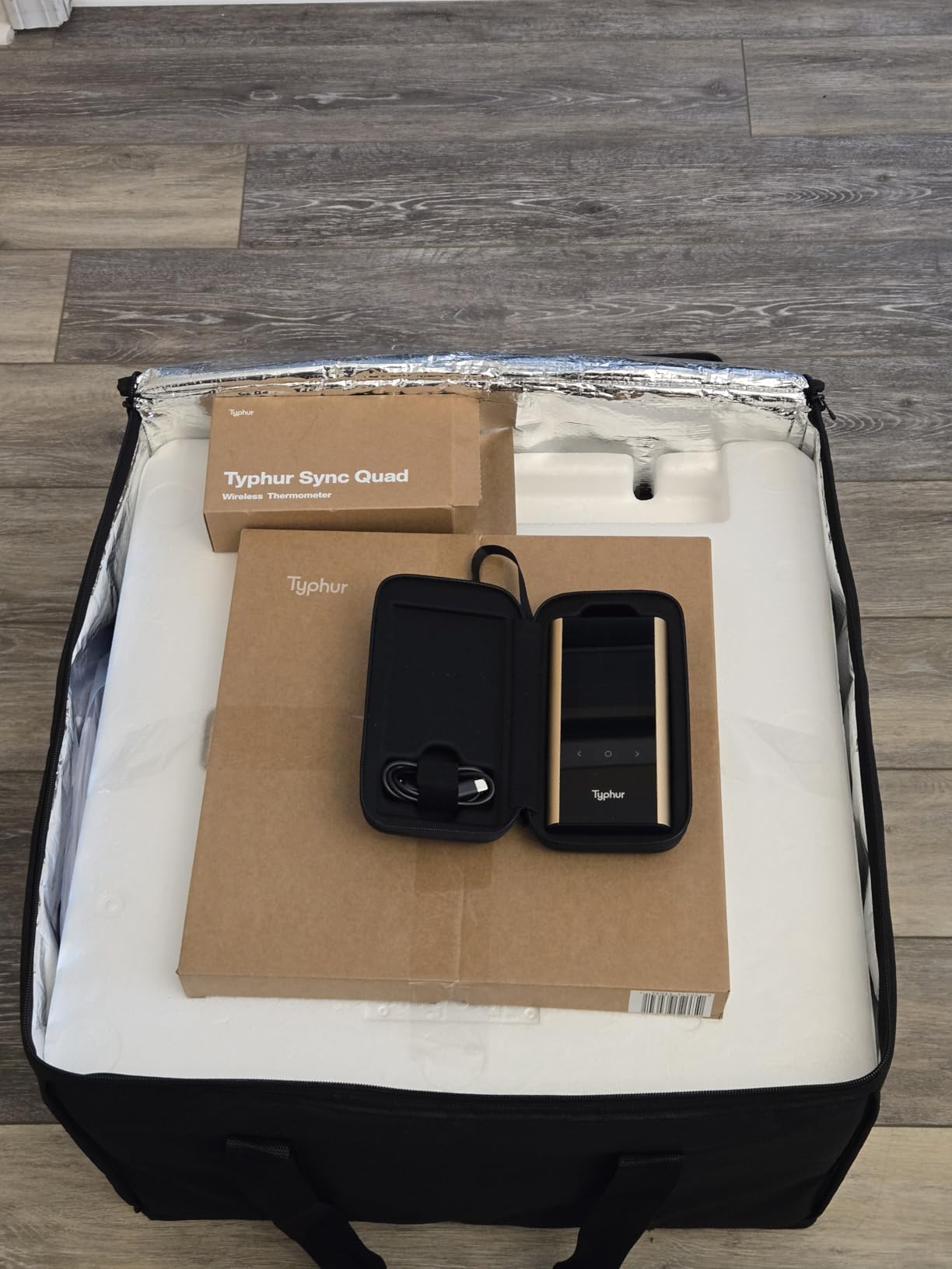 Typhur Sync Gold Dual Wireless WiFi Meat Thermometer with Carrying Case customer photo 2