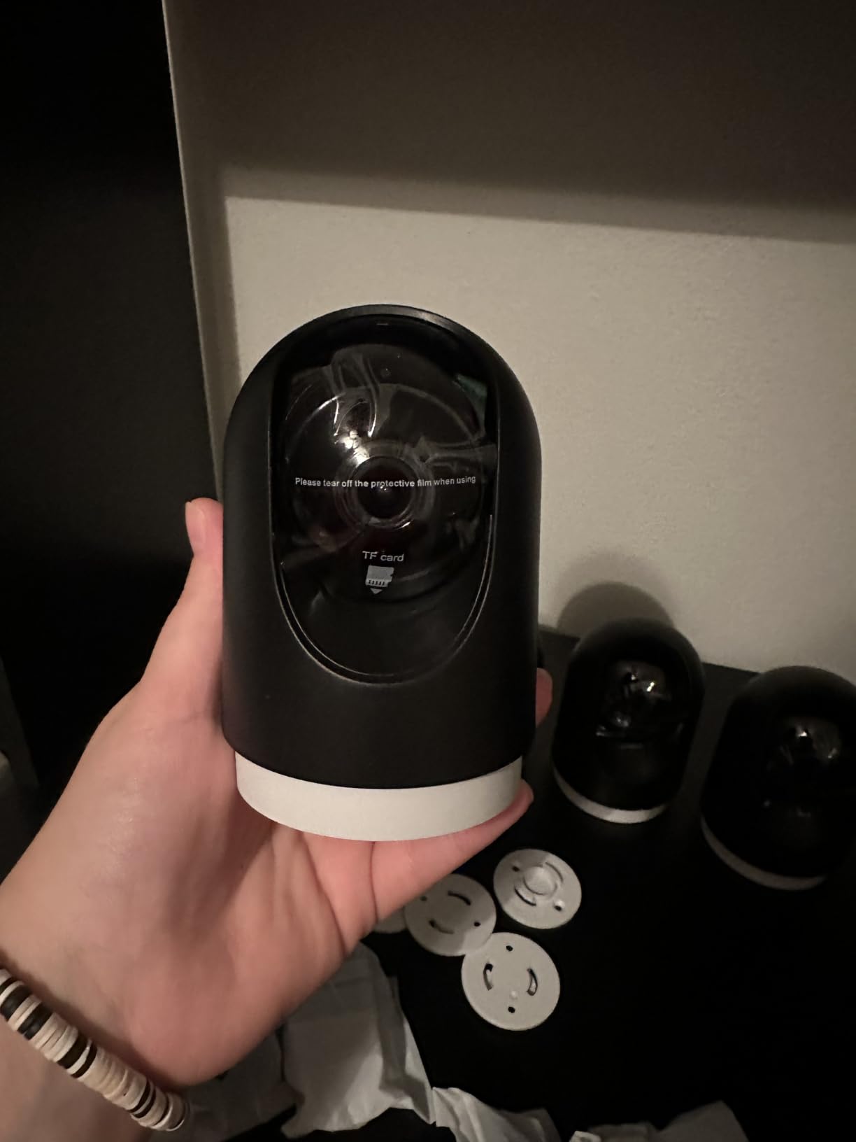 YOTON Indoor Security Camera, 2K 360° Wi-Fi Baby Monitor & Pet Camera with Motion Tracking, 2-Way Audio, Night Vision, SD/Cloud, Compatible with Alexa & Google Home, 2.4/5GHz customer photo 1