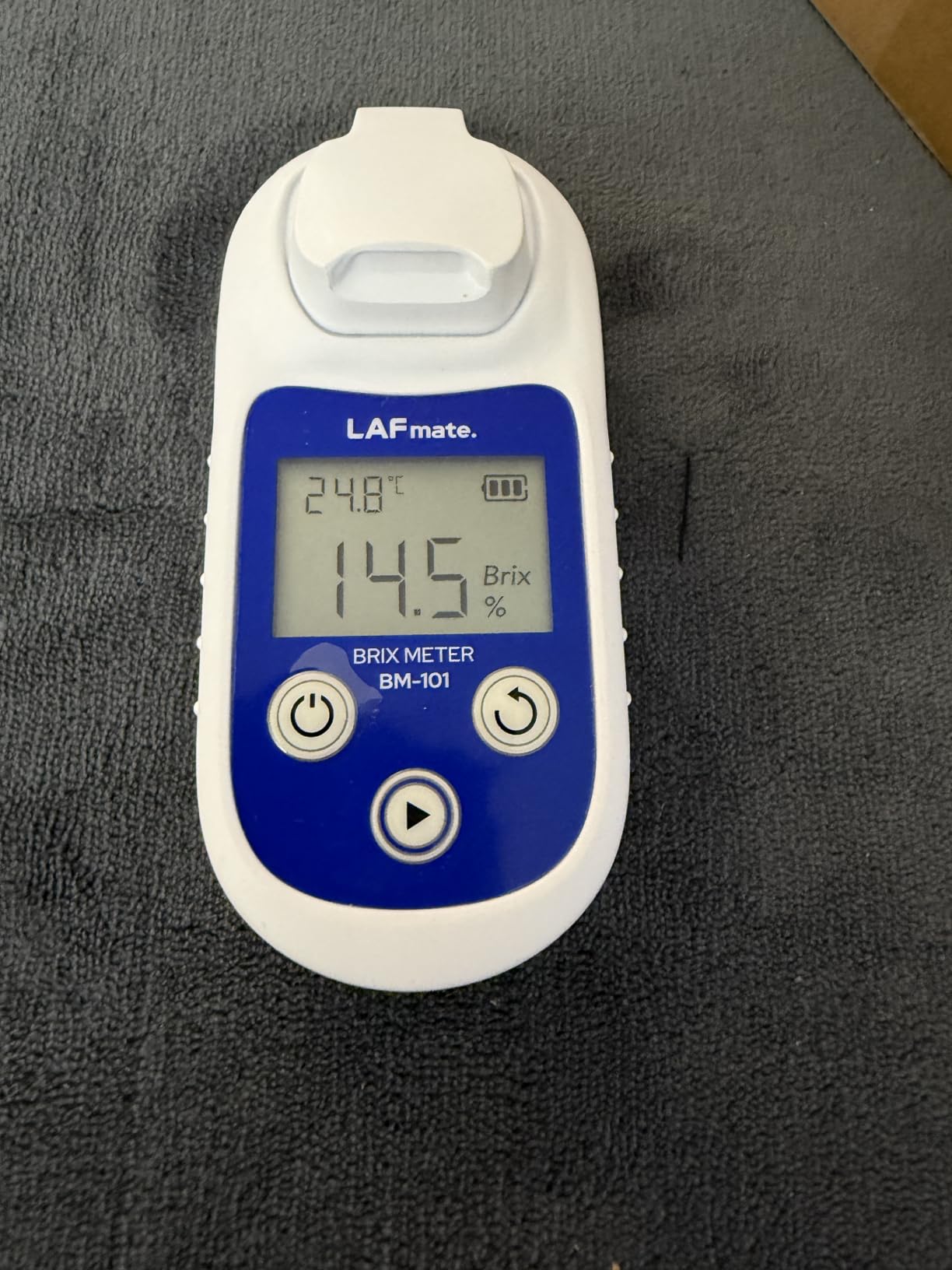 Brix Refractometer 0-95% ±0.2%, Digital Refractometer with ATC, IP65 Brix Meter for Honey,Juice, Wine & Home Brewing,BM-101 customer photo 1