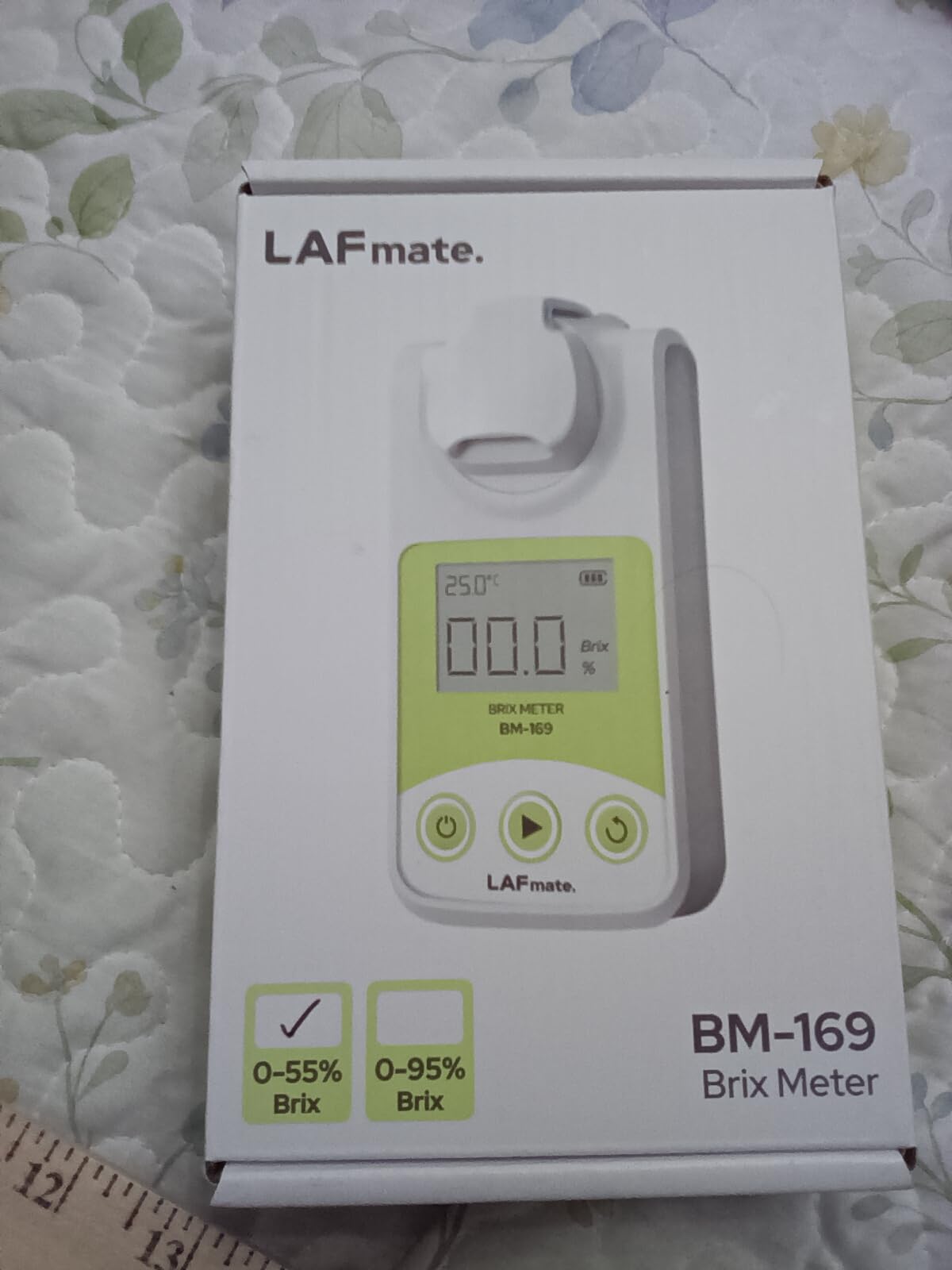 Digital Refractometer Range 0-55% Brix for Wine Making, Home Brewing, Brix Refractometer with ATC for Coffee, Juice,Fruit Brix Meter customer photo 1