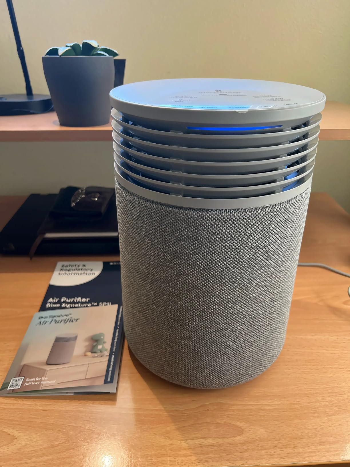 BLUEAIR Blue Signature Small Smart Air Purifier for Bedroom, Home & Office, HEPASilent Air Cleaner for Pets, Allergies, Dust & Smoke, Cleans 1,190 Sq Ft Per Hour, Quiet HEPA Air Purifier, App Control customer photo 2