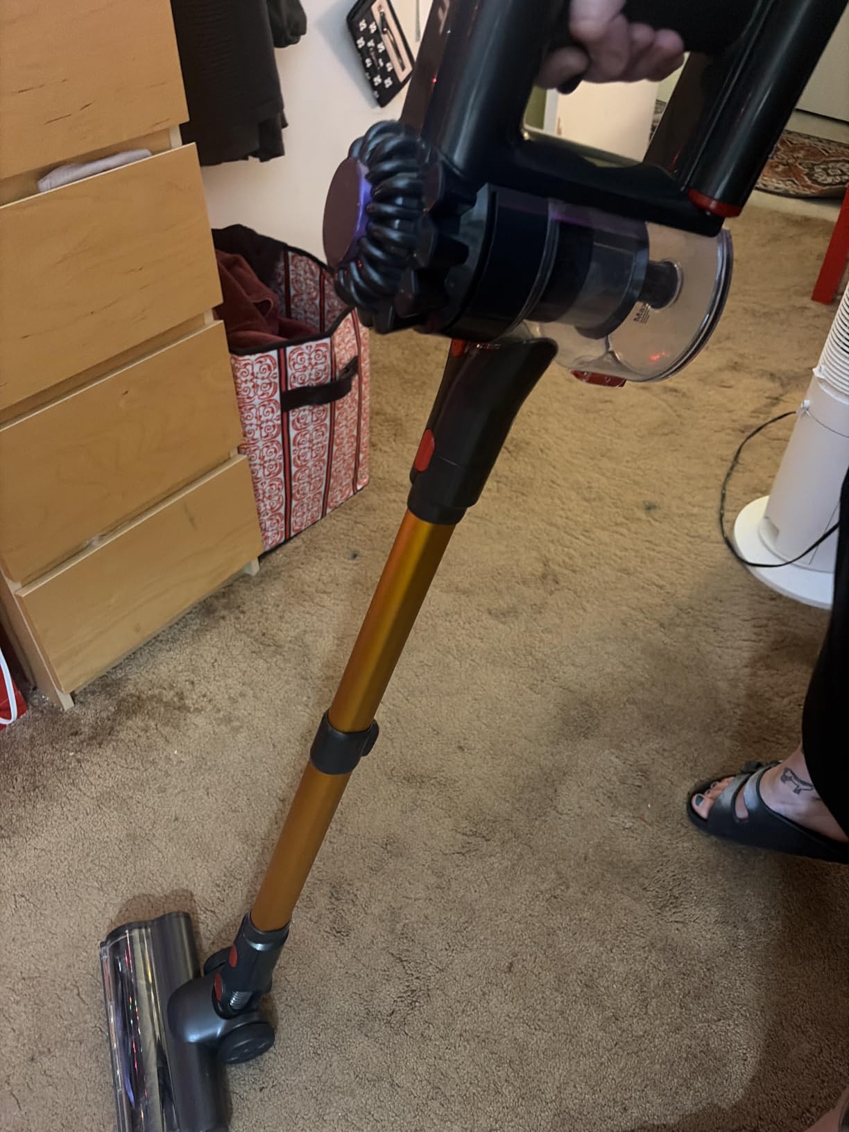 Cordless Vacuum Cleaner, 500W 45KPA Stick Vacuum Cleaners for Home customer photo 2