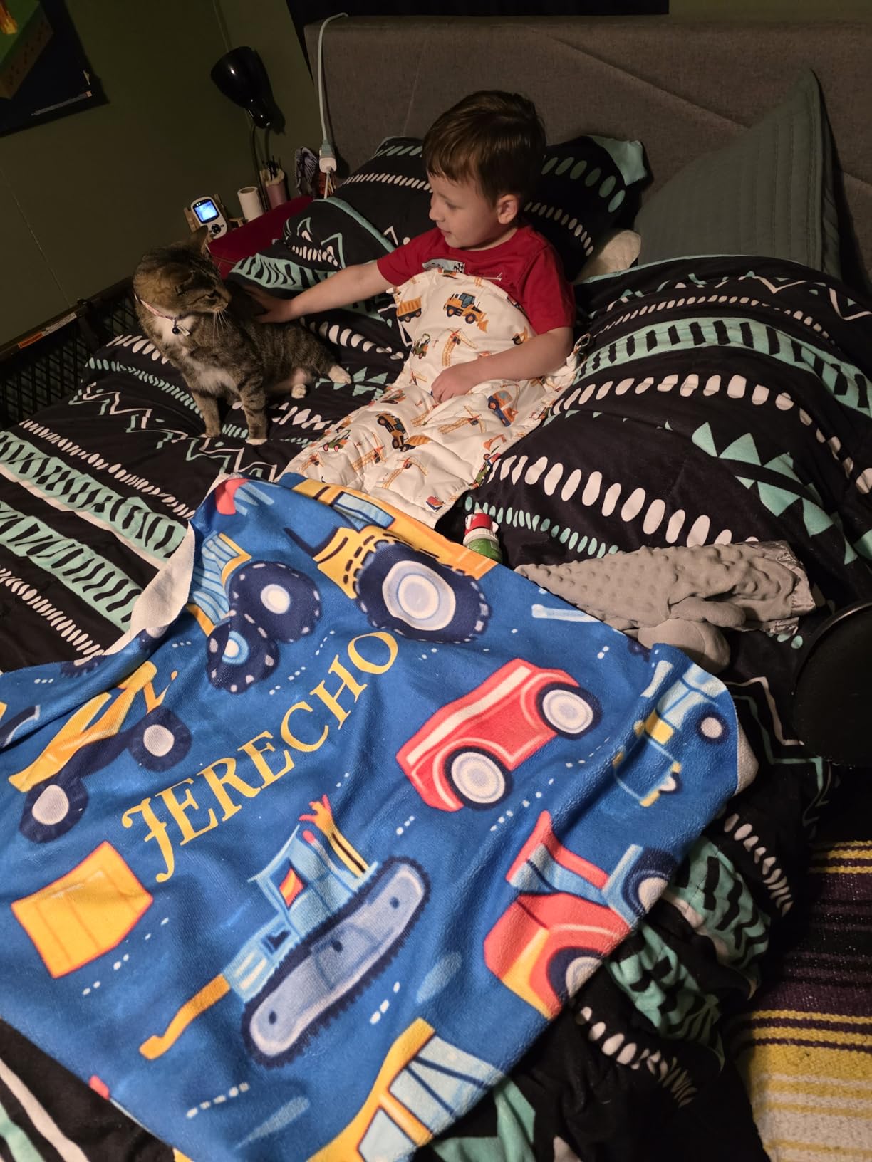 Dinosaur Weighted Blanket 3lbs Small Weighted Lap Pad Gifts, 20