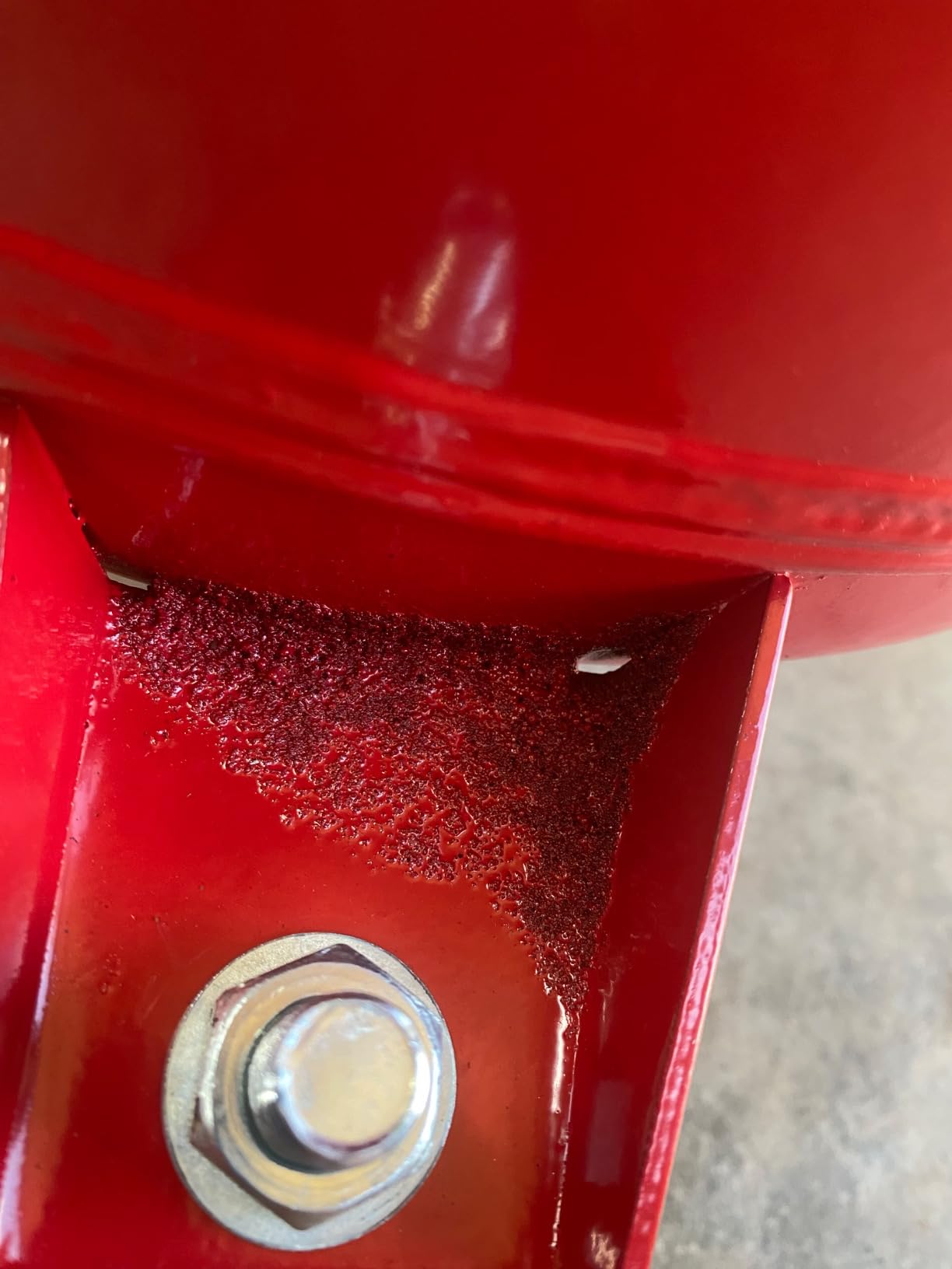 XtremepowerUS 23 Gallon Portable Waste Oil Drain Tank, Air Operated Oil Drain with Adjustable Height Funnel, Heavy-Duty Rolling Used Oil Collector for Cars, Trucks, SUVs & Auto Repair Shops, Red customer photo 1