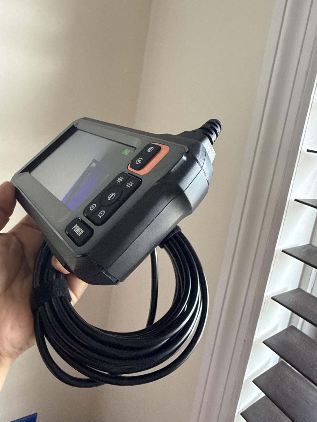 Endoscope Camera with Light, 1920P HD Borescope Tools (16.5FT) | Snake Camera with 8 LED Lights, IP67 Waterproof Inspection Camera, 4.3