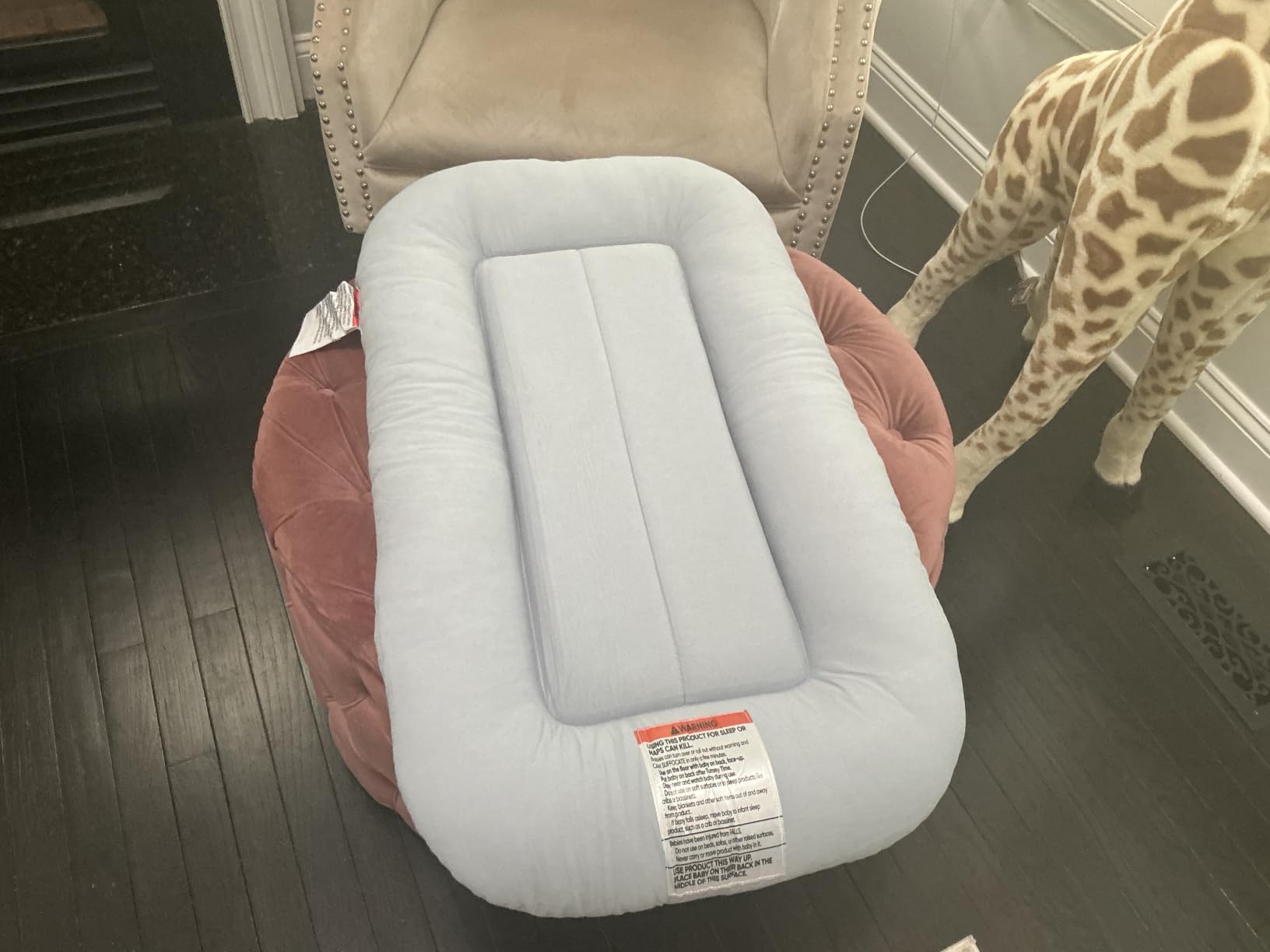 Baby Lounger, Infant Support Cushion for Newborn 0-24 Months customer photo 2