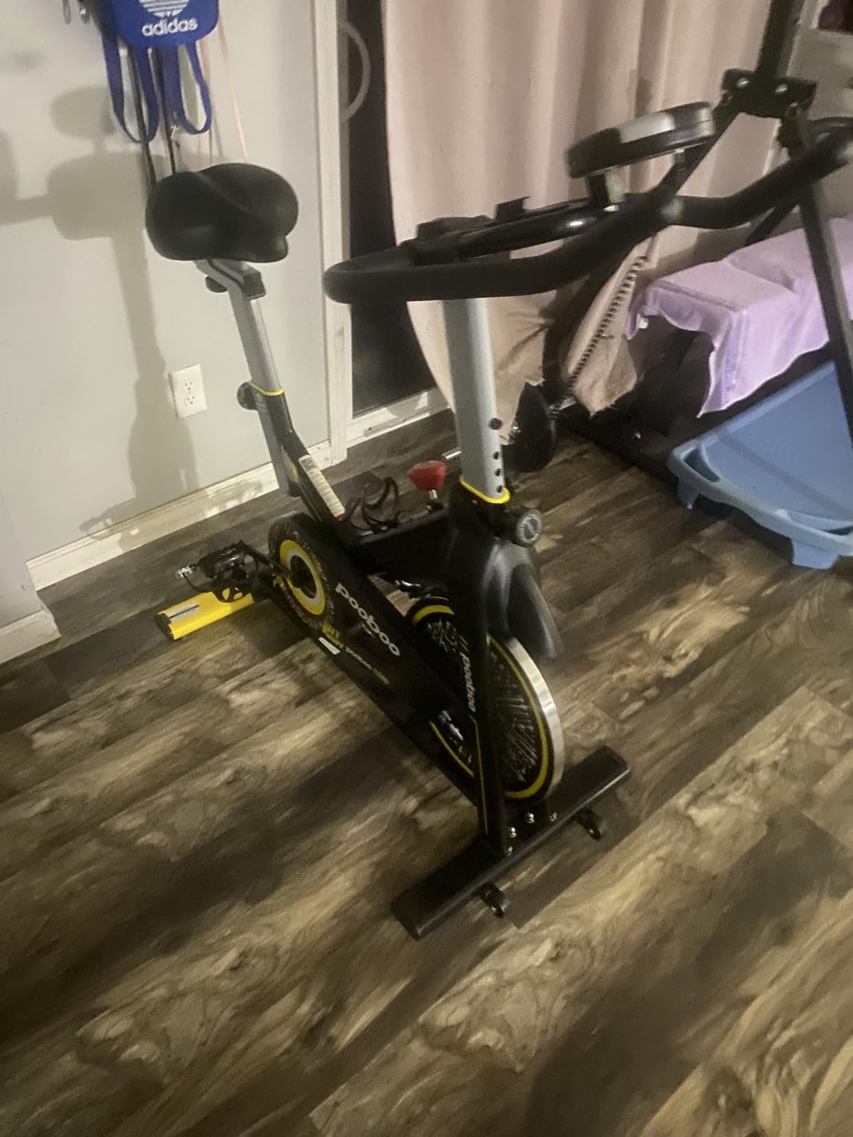 Exercise Bike, Stationary Bike for Home, Magnetic Indoor App Cycling Bike customer photo 2