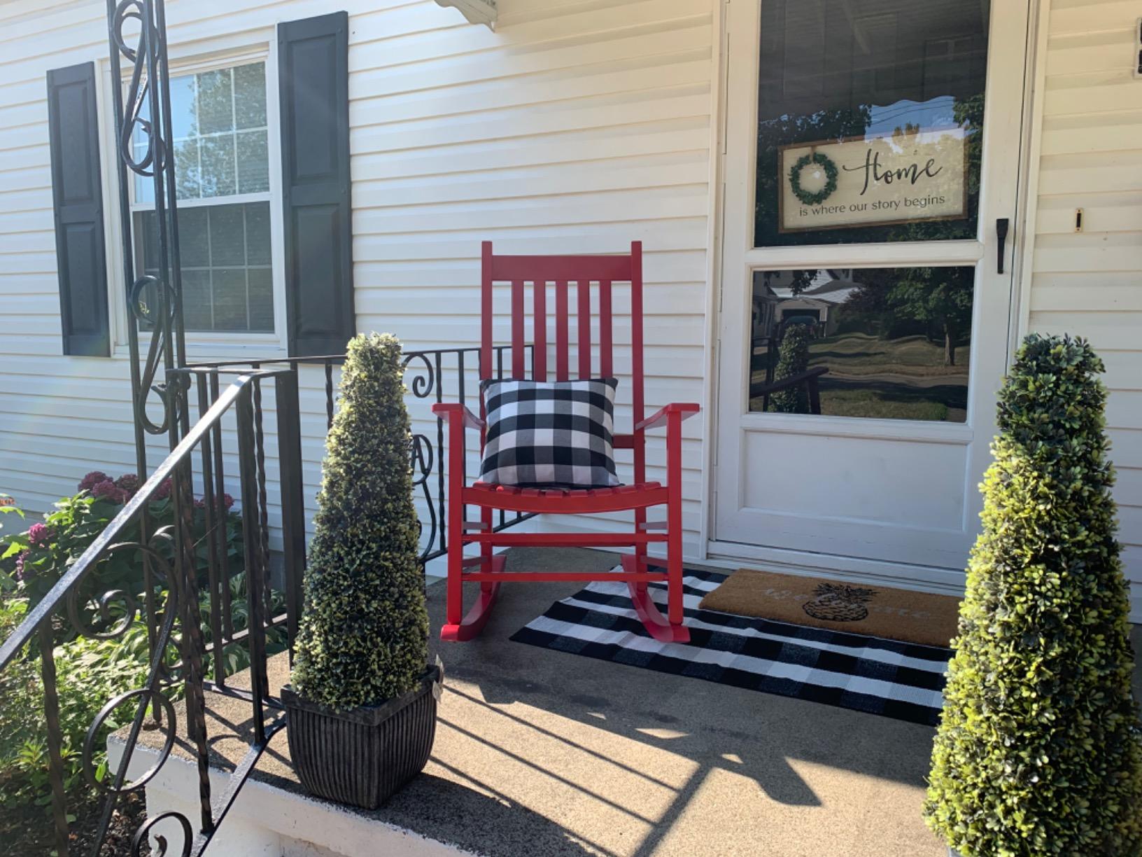 Shine Company Vermont Rocking Chair, Classic Oak customer photo 1
