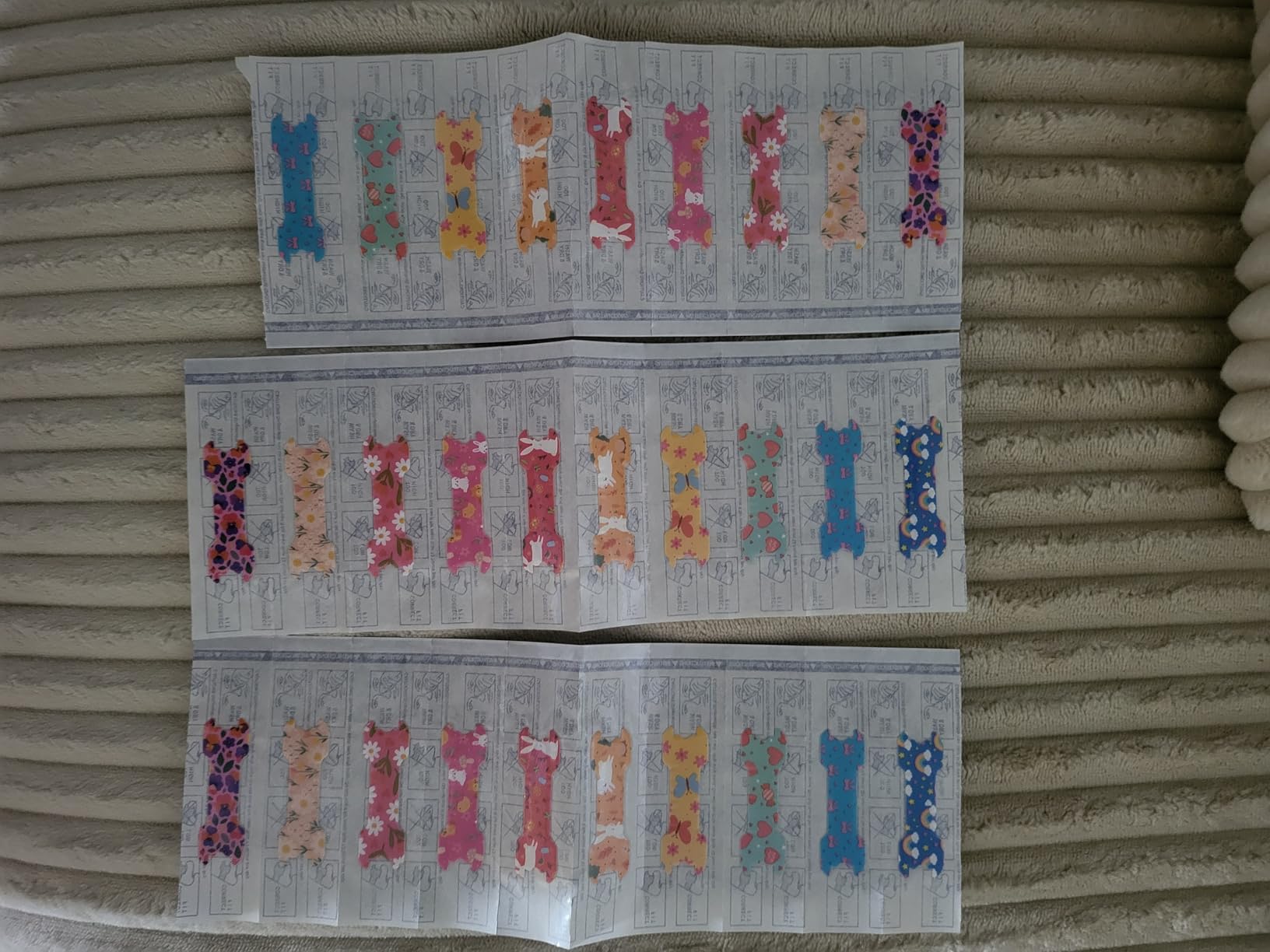 30pcs Small Size Kids Nasal Strips for Breathing Right,Kids Nose Strips with Cute Pattern,Nasal Strips for Snoring,Anti Snoring (Pattern B-30pcs) customer photo 1