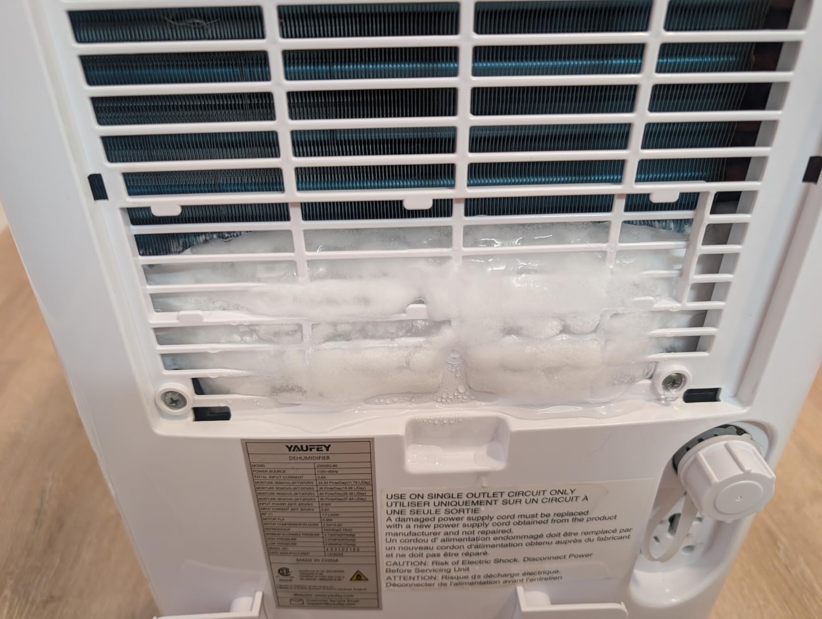 Yaufey 150 Pint Dehumidifier with Pump for Basement 8500 Sq. Ft. customer photo 1
