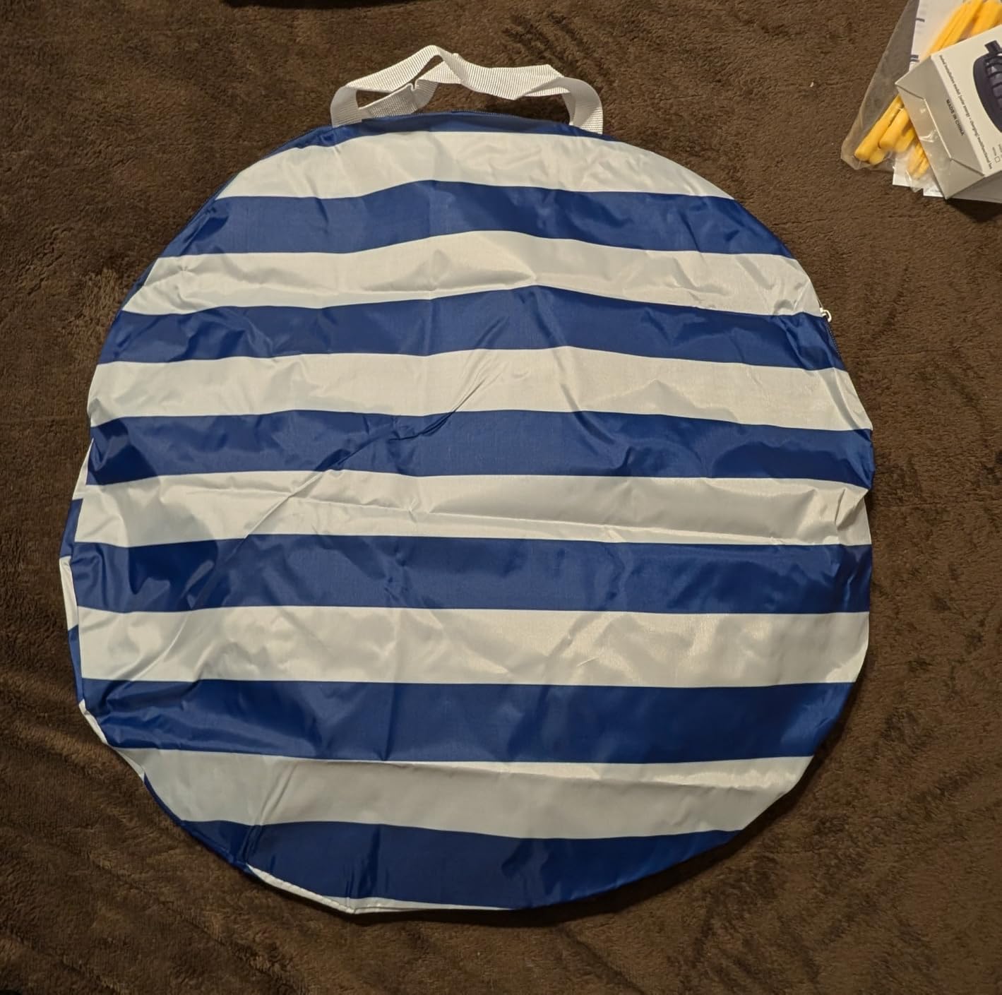 Baby Pop Up Tent with Integrated Solar Cooling Fan, Anti-UV Baby Tent for Beach with UPF 50 UV Protection | Baby Beach Pool | Portable Travel Sun Shade for Baby | Pop Up Pool customer photo 1