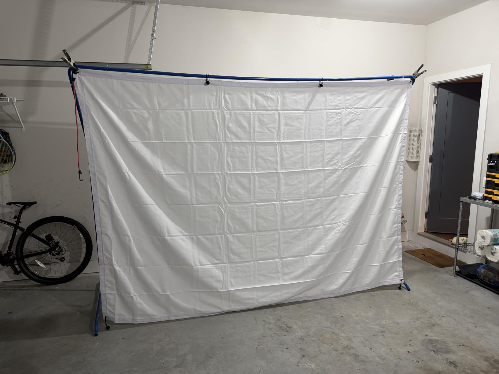 Golf Simulator Enclosure Kit with HD Impact Screen and Steel Frame customer photo 2