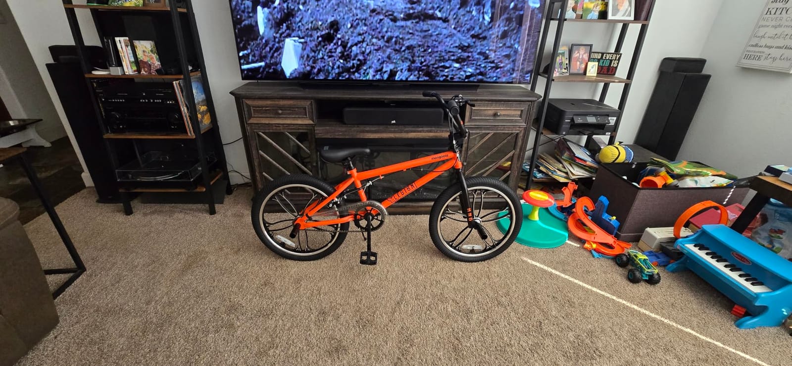 Mongoose Legion Kids Freestyle Sidewalk BMX Bike customer photo 1