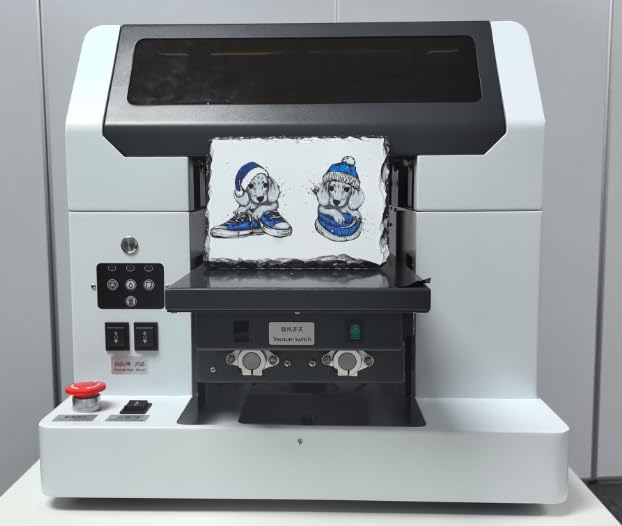 DXZ 2026 Upgraded A4 UV Printer with Laptop, 3D Emboss UV Flatbed Printer with Pre-Installed Software, White Ink Mixing System, Direct-to-Object Printer for Acrylic, Glass, Wood, Metal & Phone Cases customer photo 1