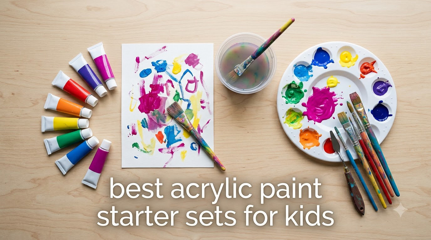 best acrylic paint starter sets for kids