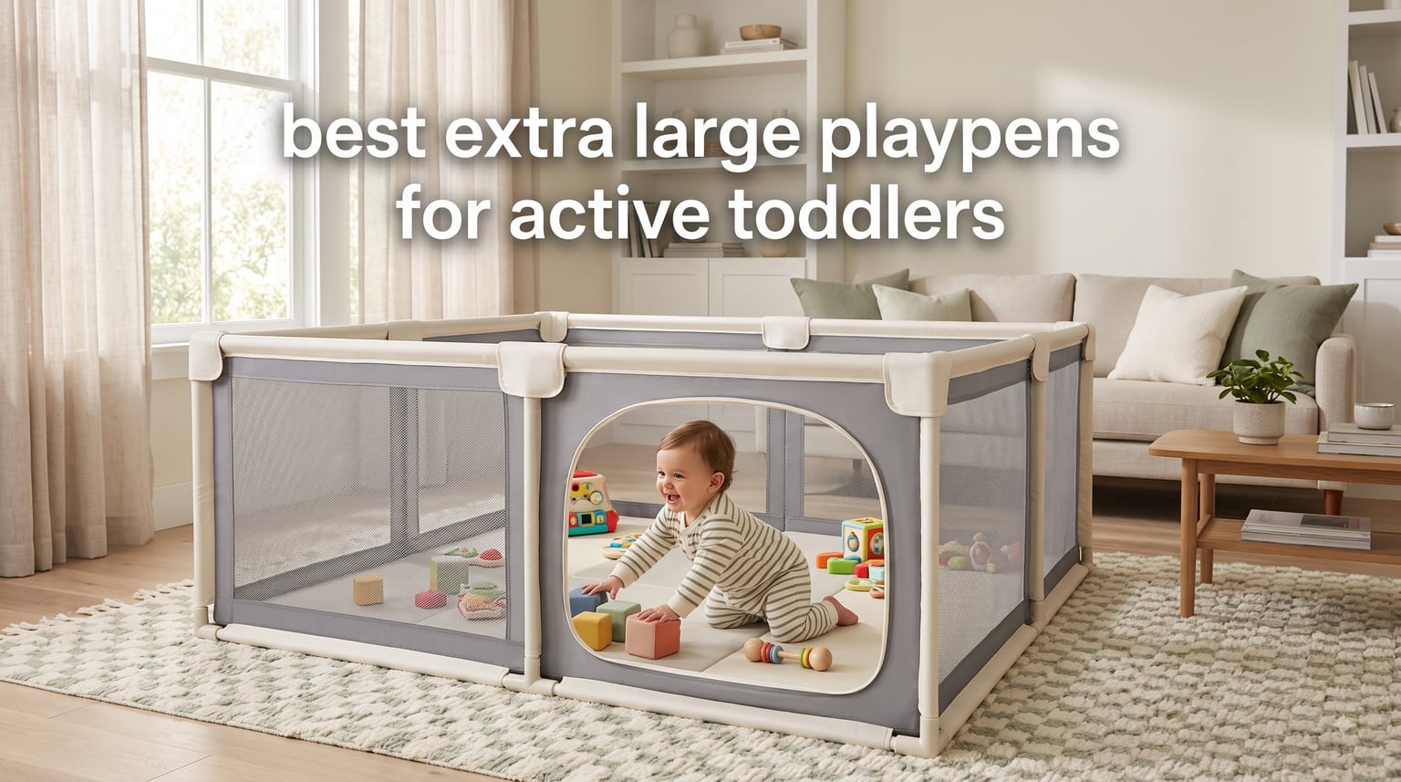 best extra large playpens for active toddlers