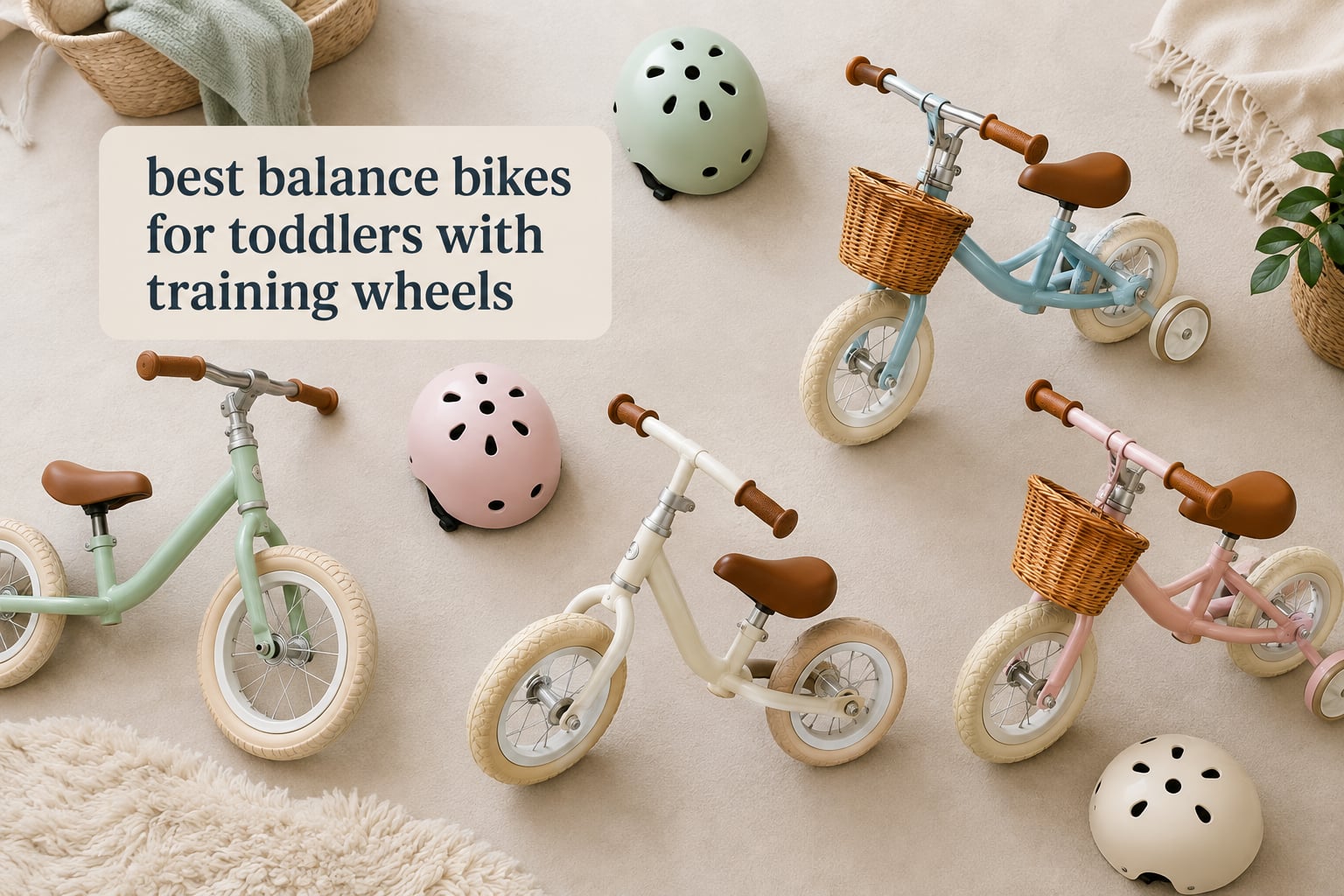 best balance bikes for toddlers with training wheels