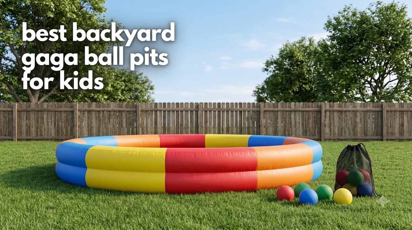 best backyard gaga ball pits for kids