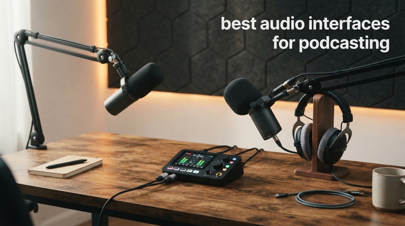 best audio interfaces for podcasting