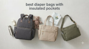 best diaper bags with insulated pockets
