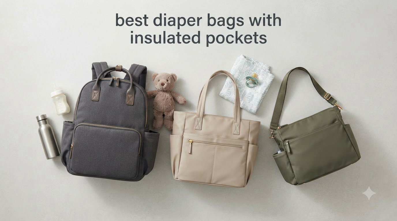 best diaper bags with insulated pockets