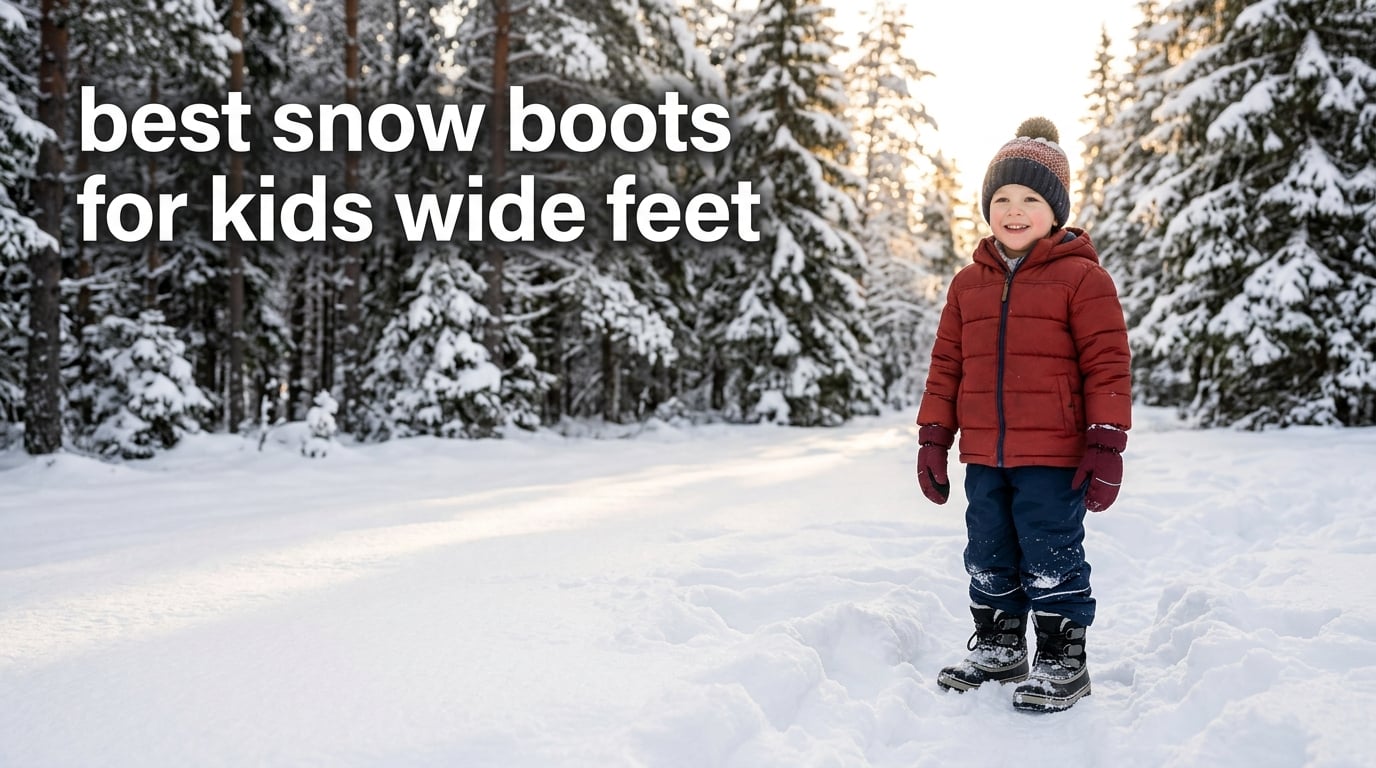best snow boots for kids wide feet