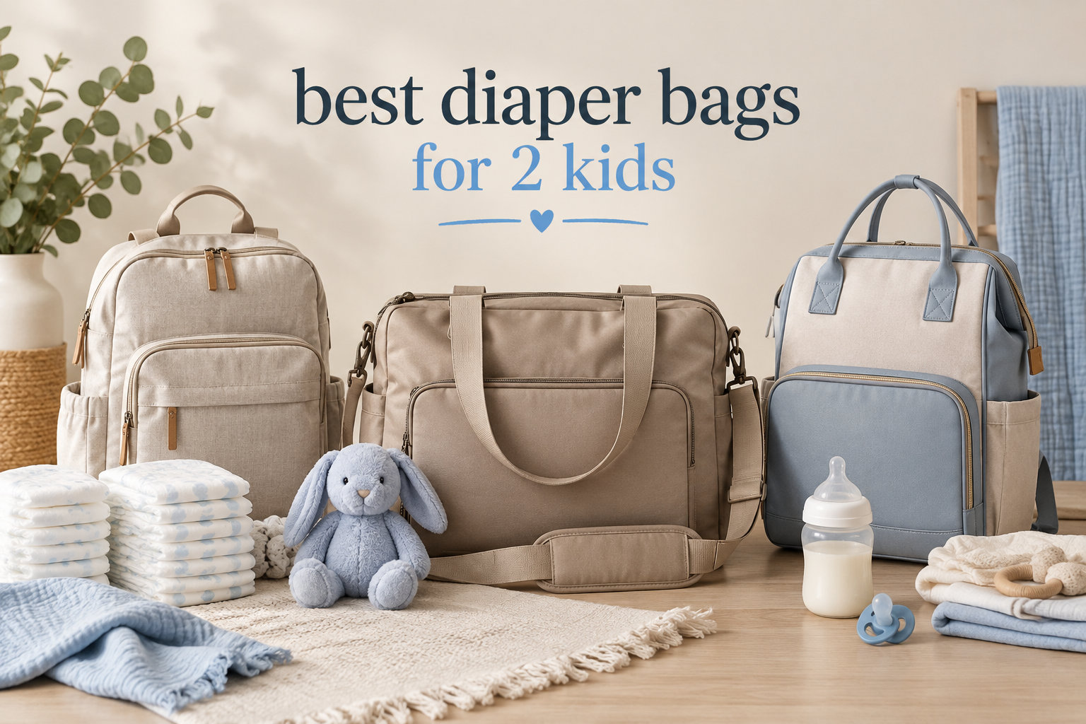 best diaper bags for 2 kids