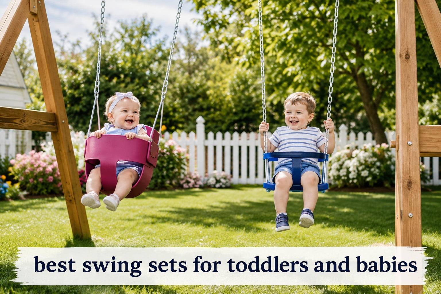 best swing sets for toddlers and babies