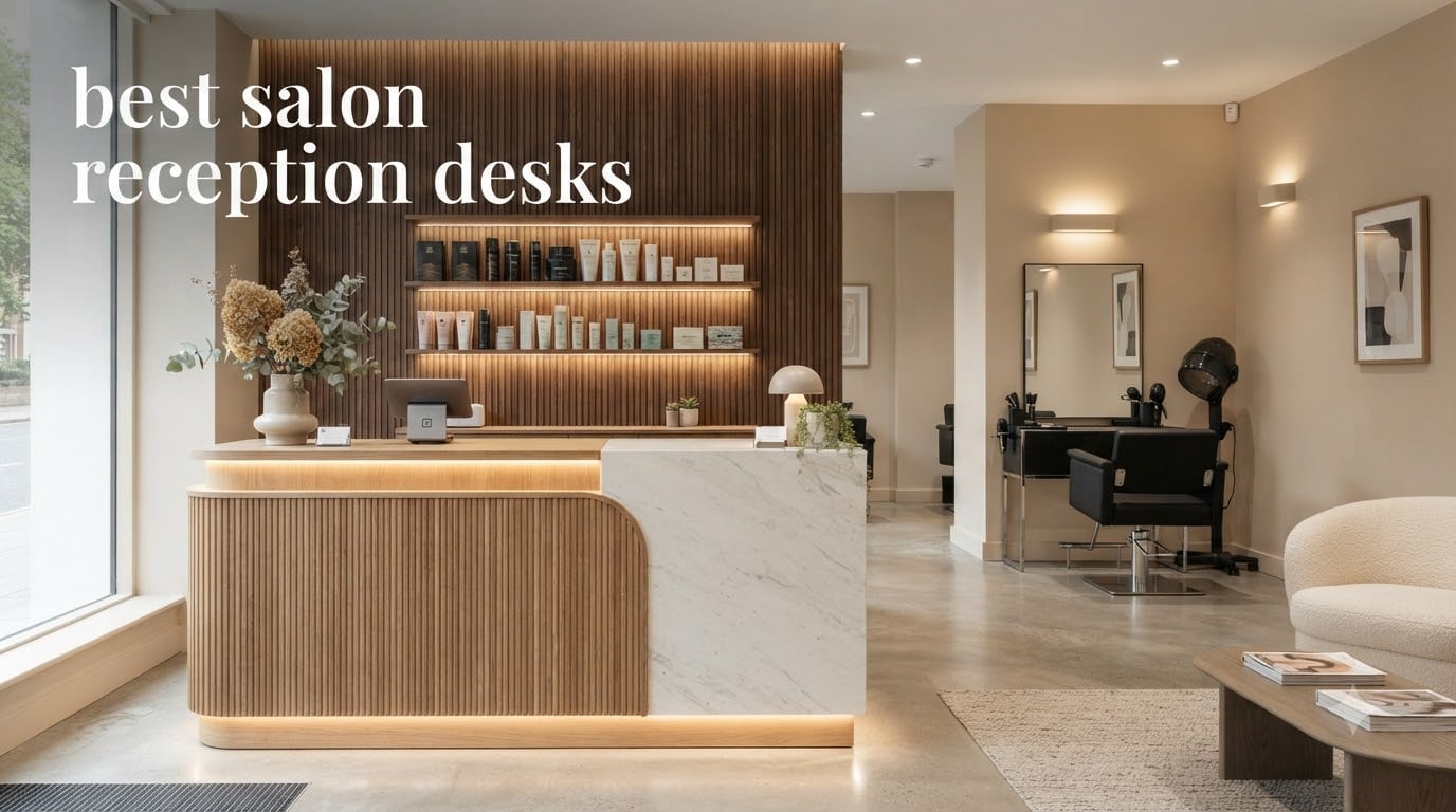 best salon reception desks