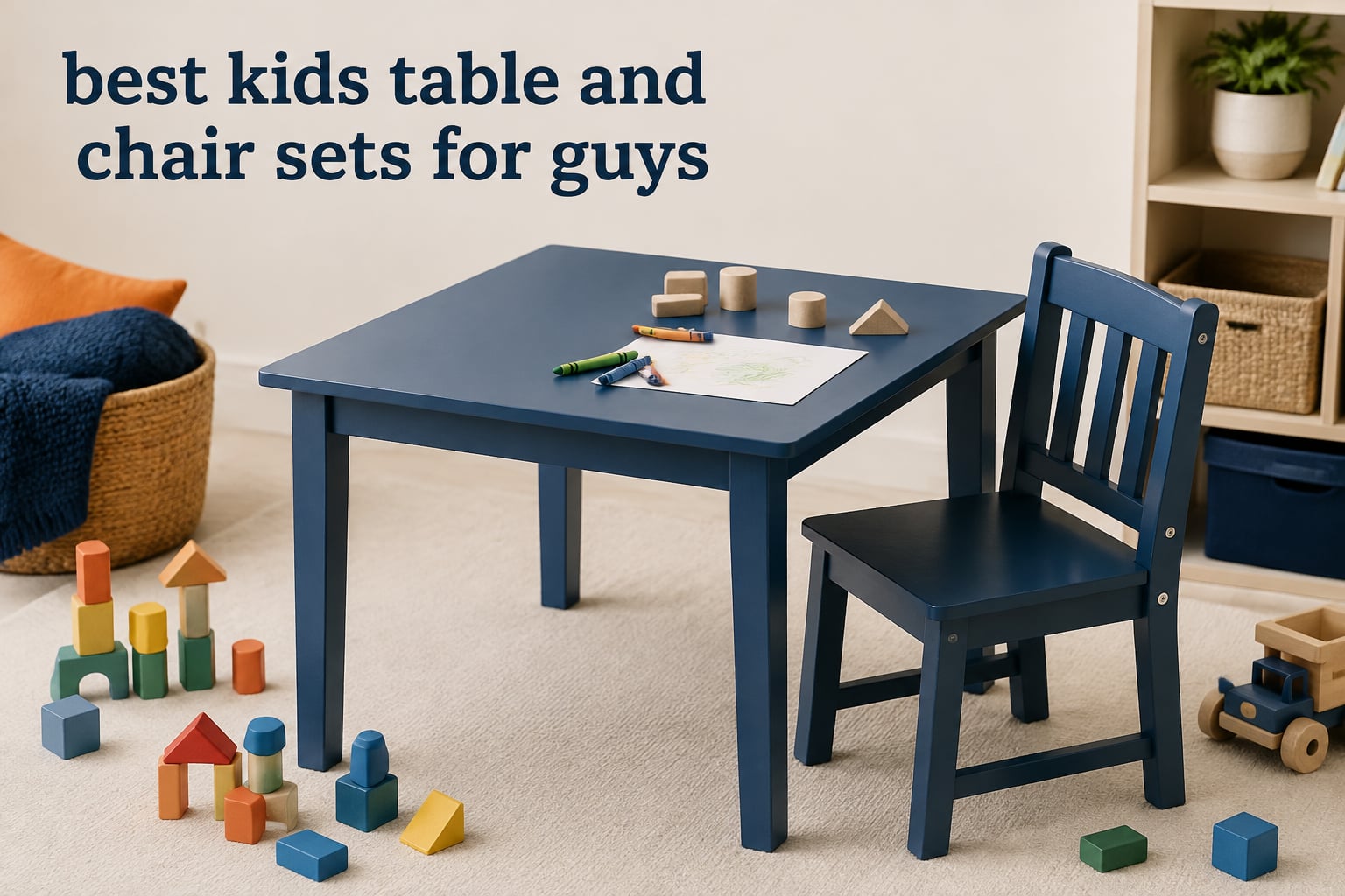 best kids table and chair sets for guys