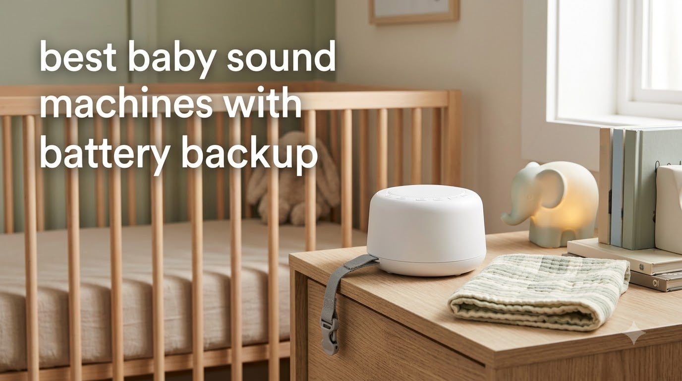 best baby sound machines with battery backup
