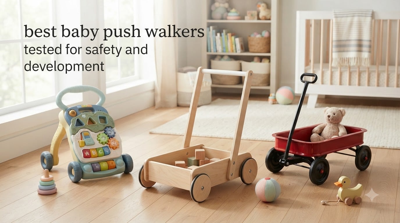 best baby push walkers tested for safety and development