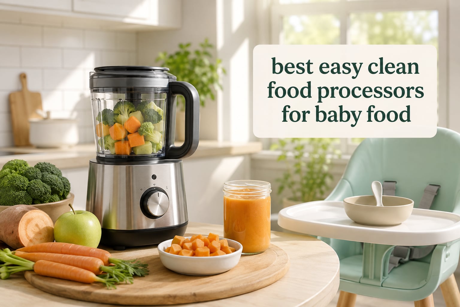 best easy clean food processors for baby food