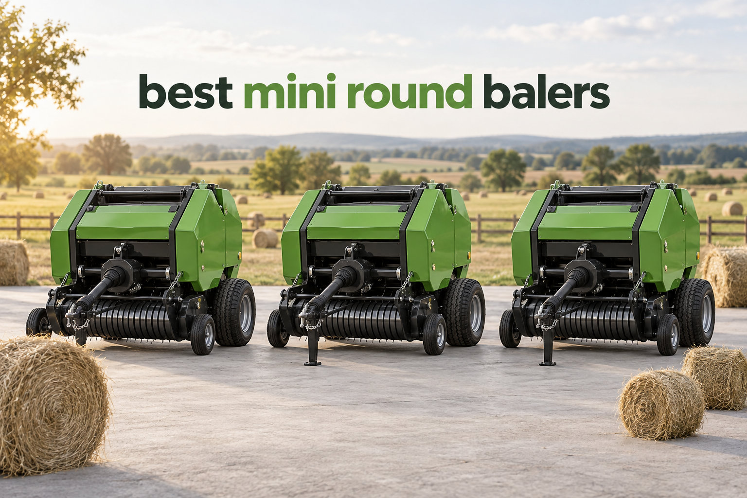 best mini round balers
