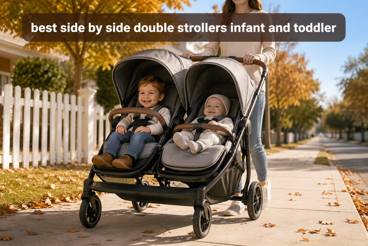 best side by side double strollers infant and toddler