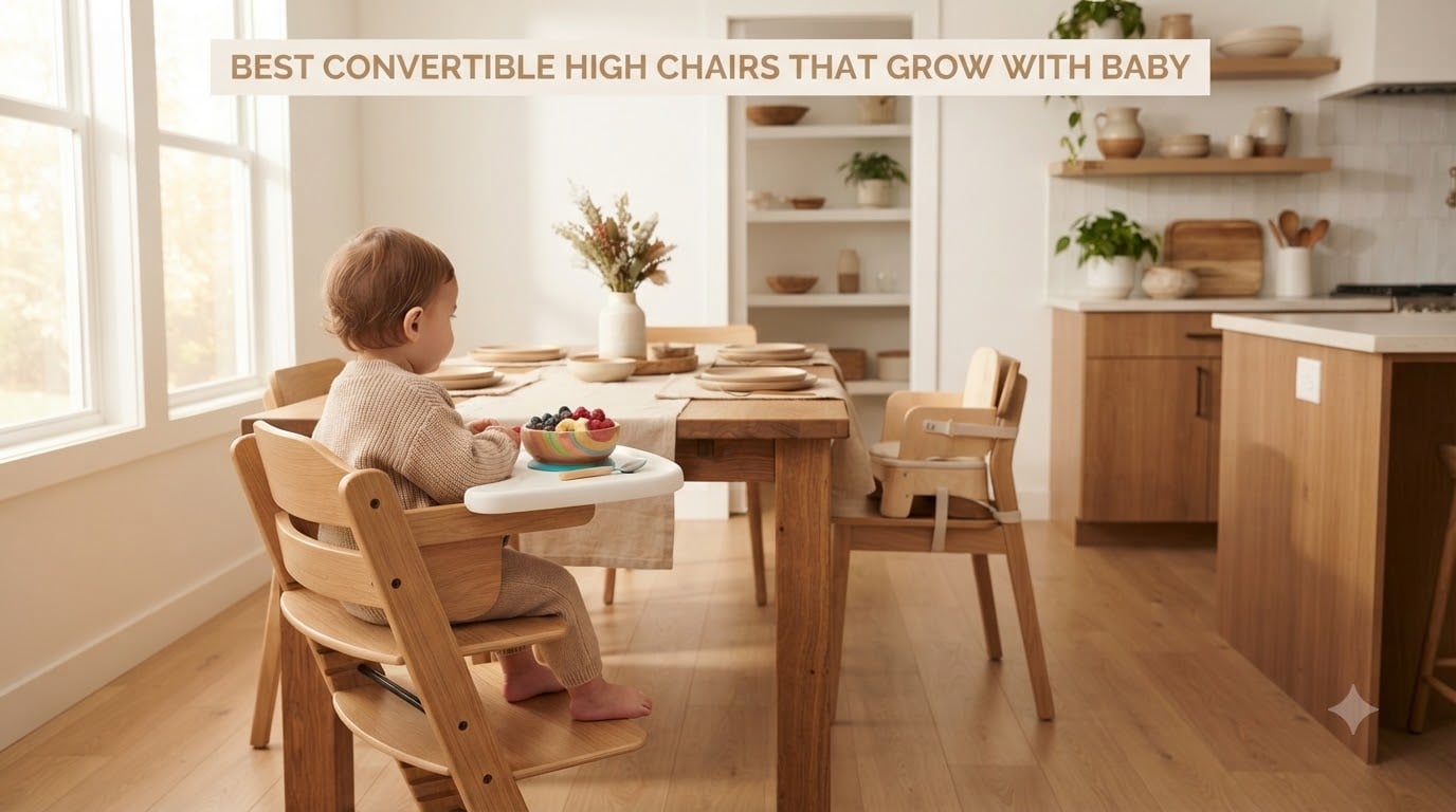best convertible high chairs that grow with baby