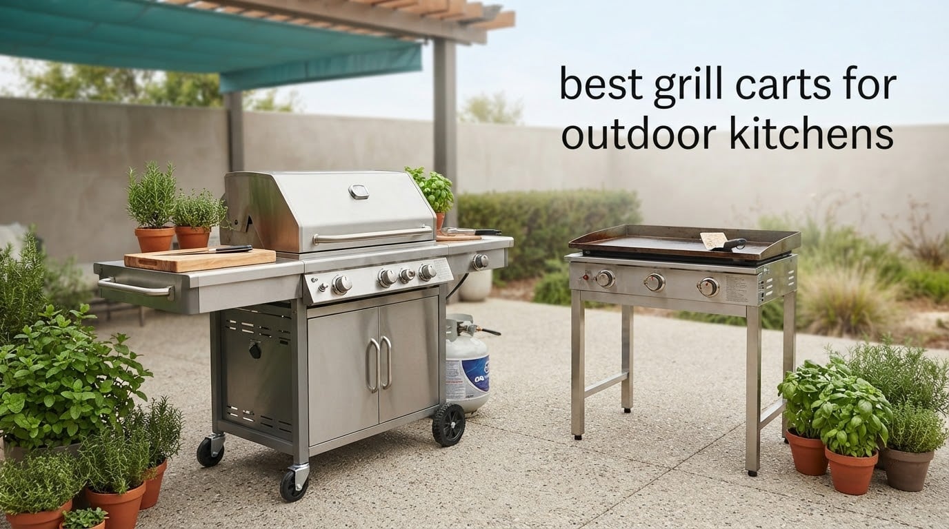best grill carts for outdoor kitchens