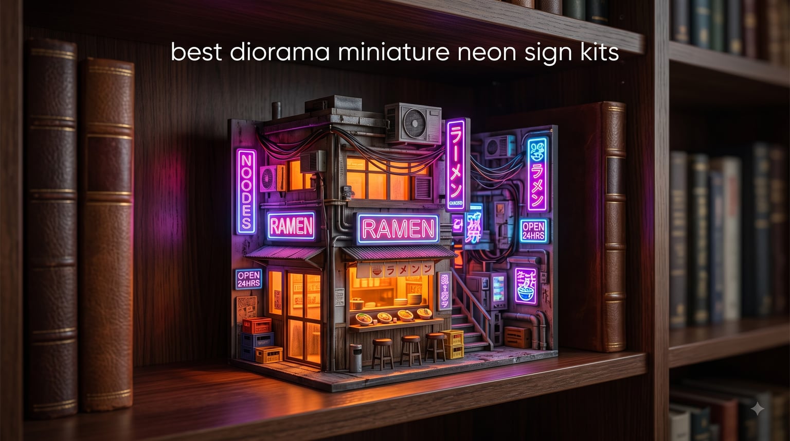 best diorama miniature neon sign kits