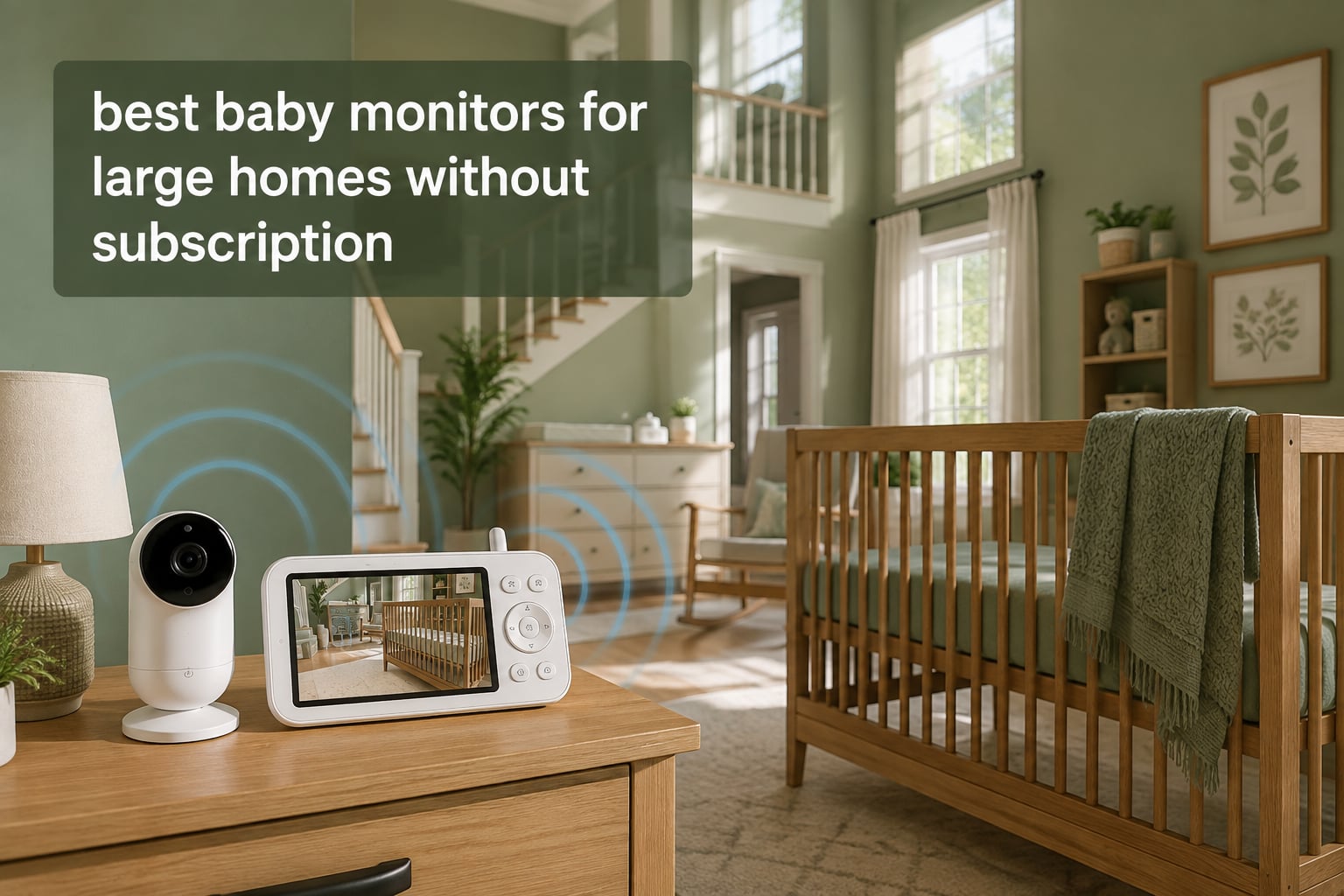 best baby monitors for large homes without subscription