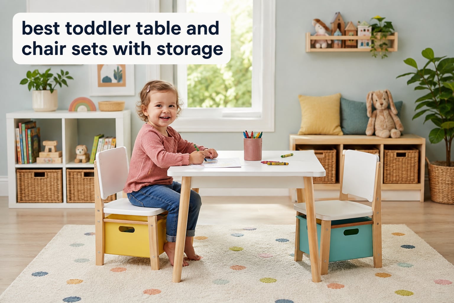best toddler table and chair sets with storage