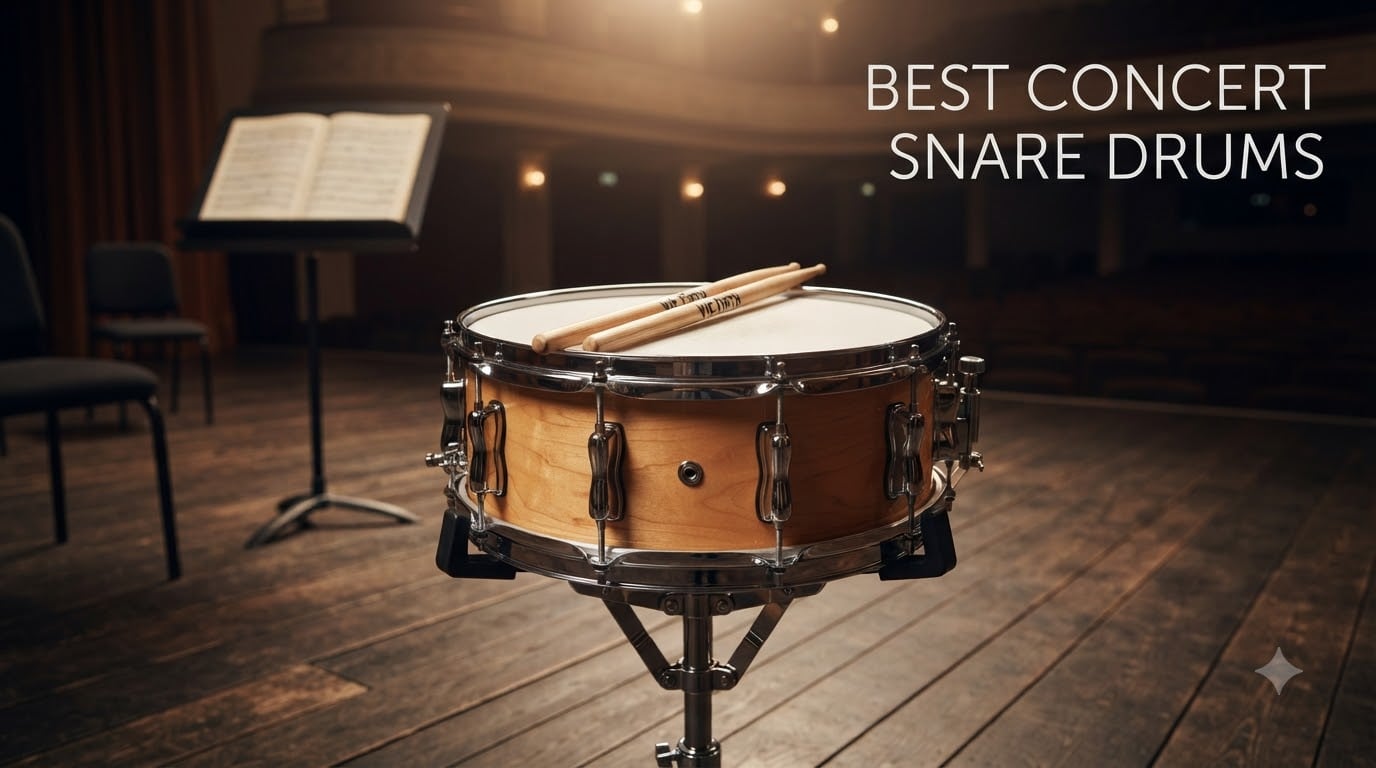 best concert snare drums