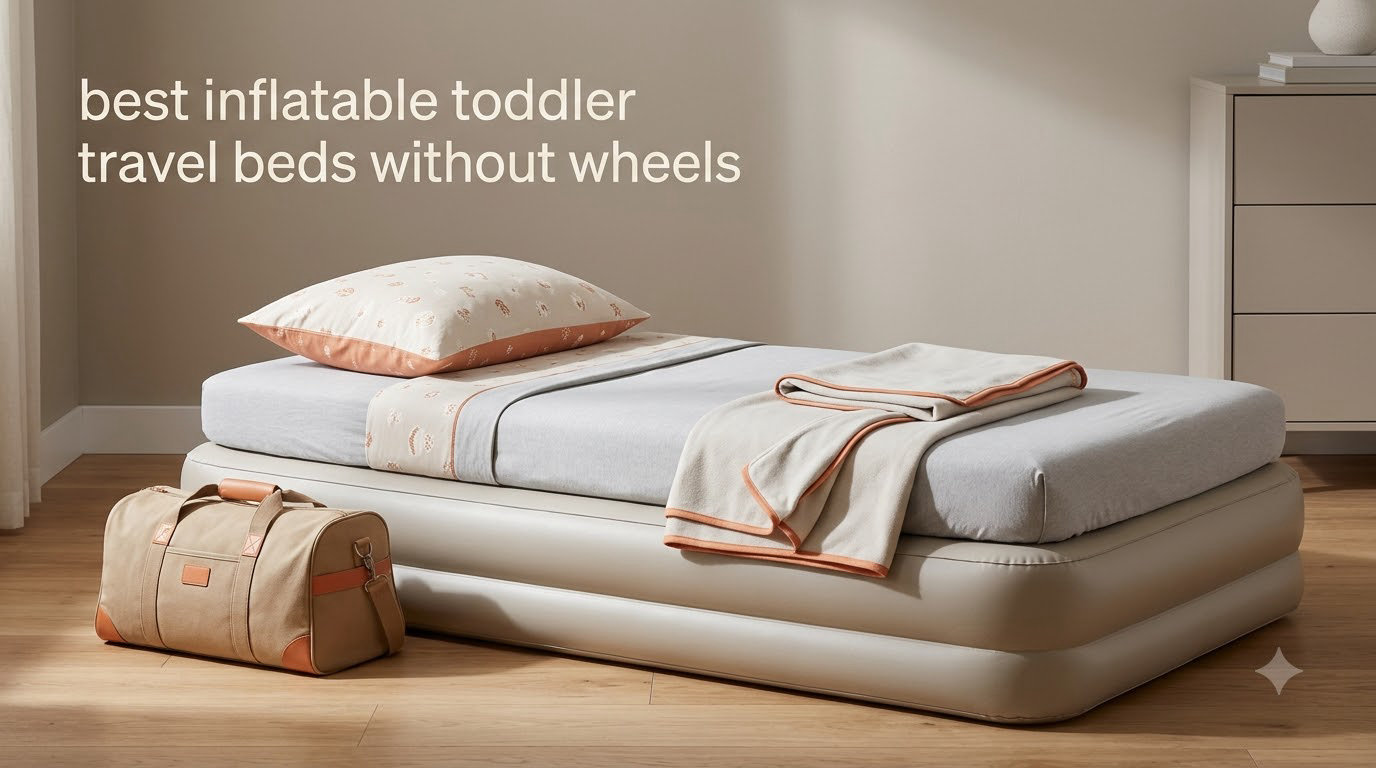 best inflatable toddler travel beds without wheels