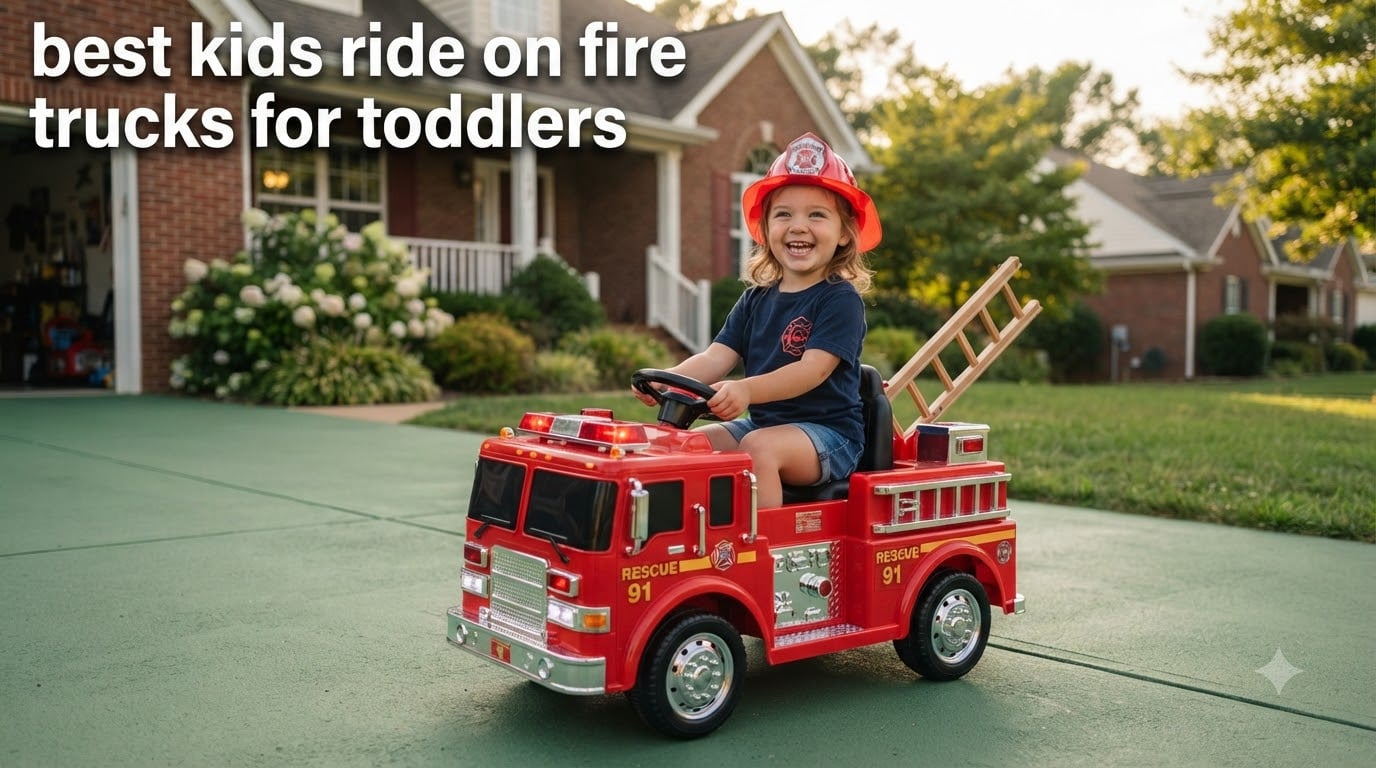 best kids ride on fire trucks for toddlers