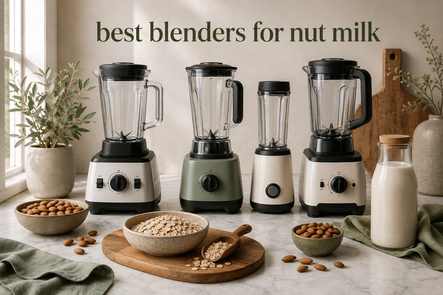 best blenders for nut milk