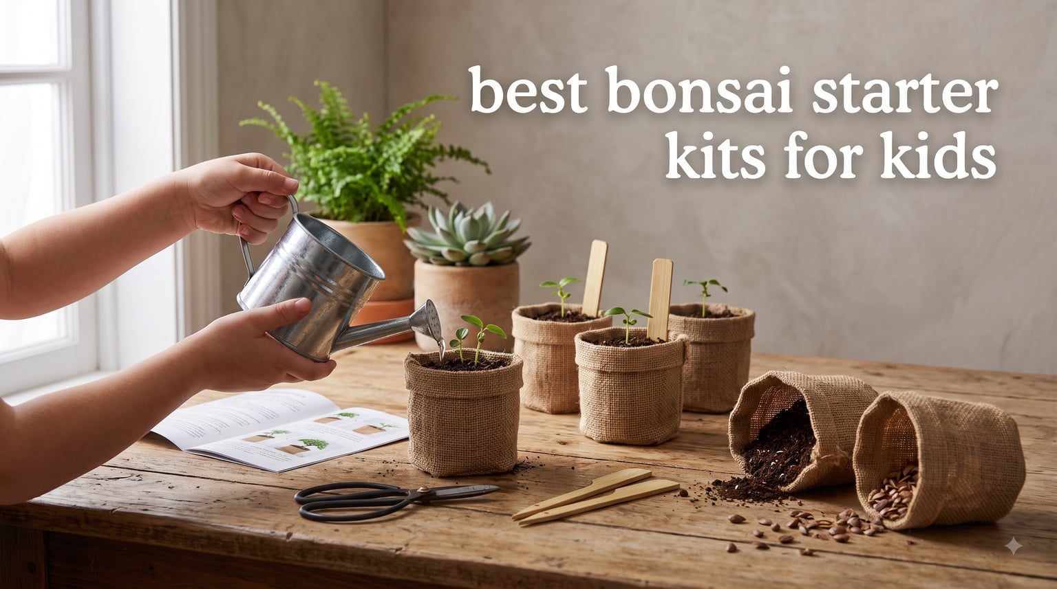 best bonsai starter kits for kids