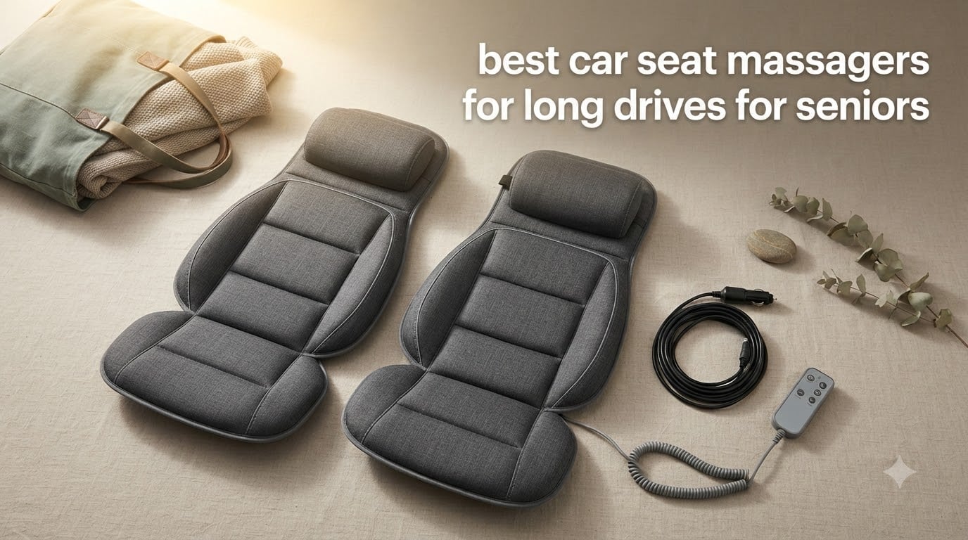 best car seat massagers for long drives for seniors