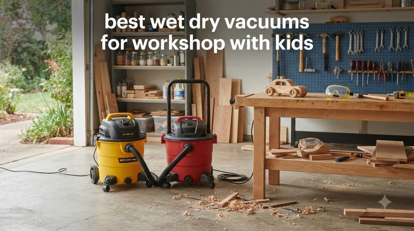 best wet dry vacuums for workshop with kids